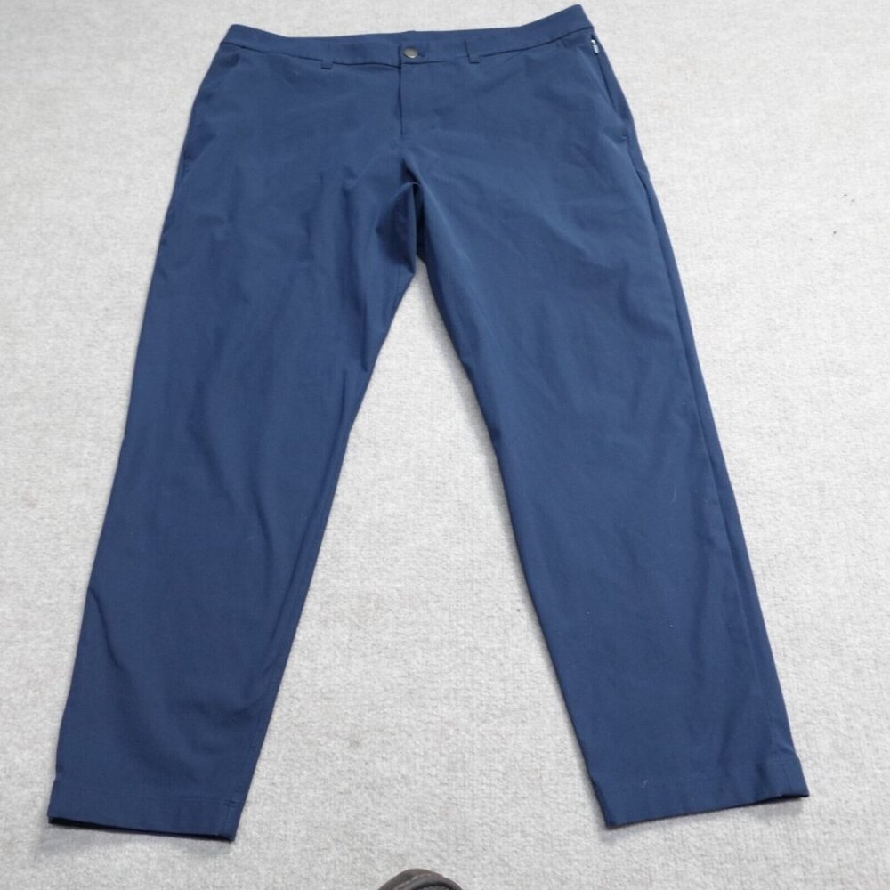 lululemon Men's Deep Navy ABC Trousers Pants Chinos 36x27
